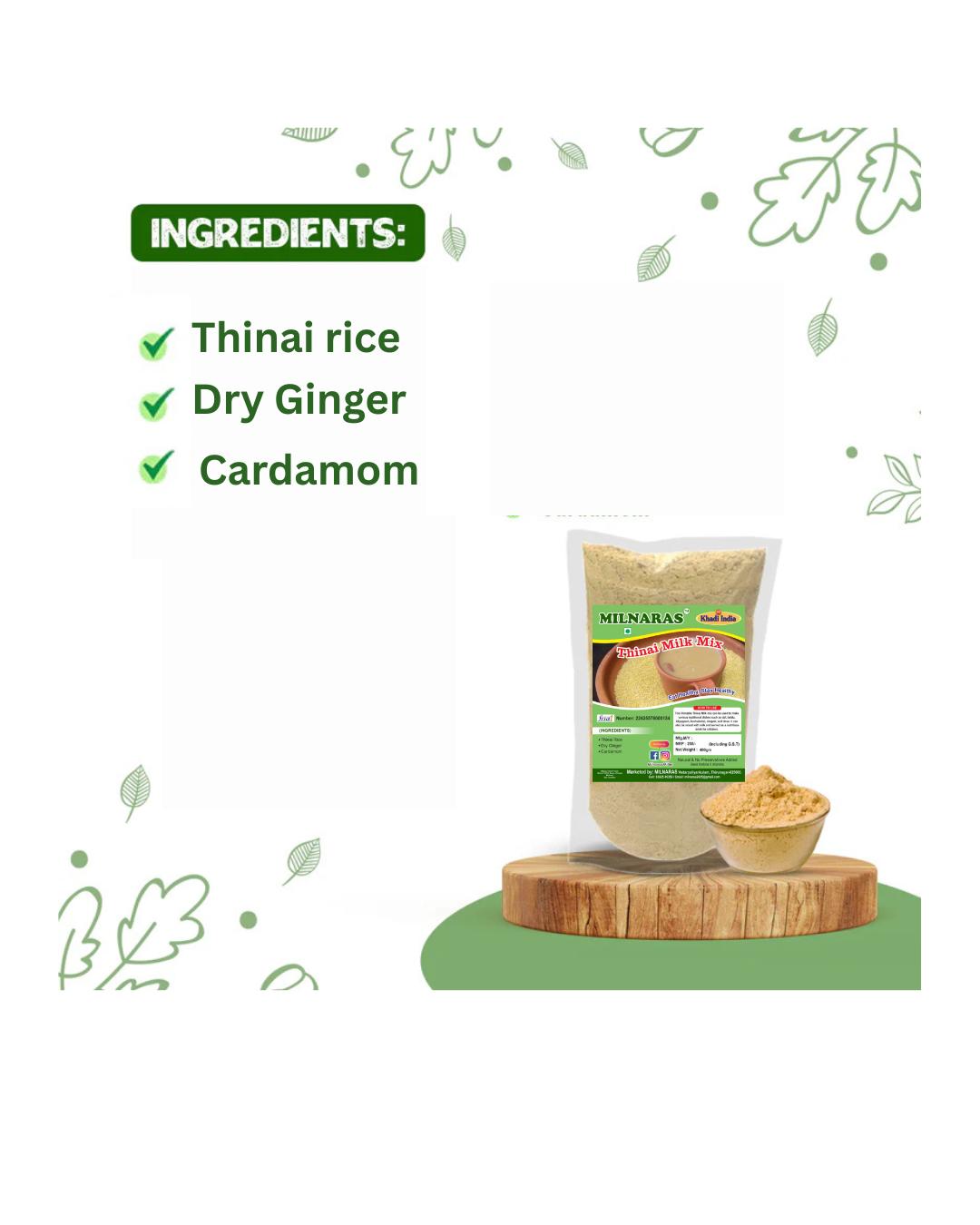 Thinai Milk Mix | Foxtail Millet Milk Mix