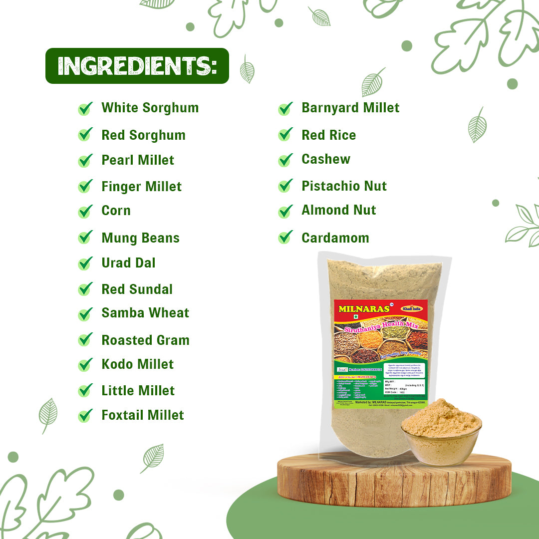 Siruthaniya Health Mix Powder | Multi-Millets Health Mix