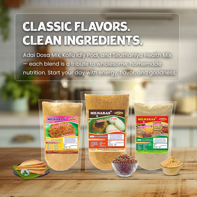 Milnaras Millet Collection | Organic-Style Superfood Mixes