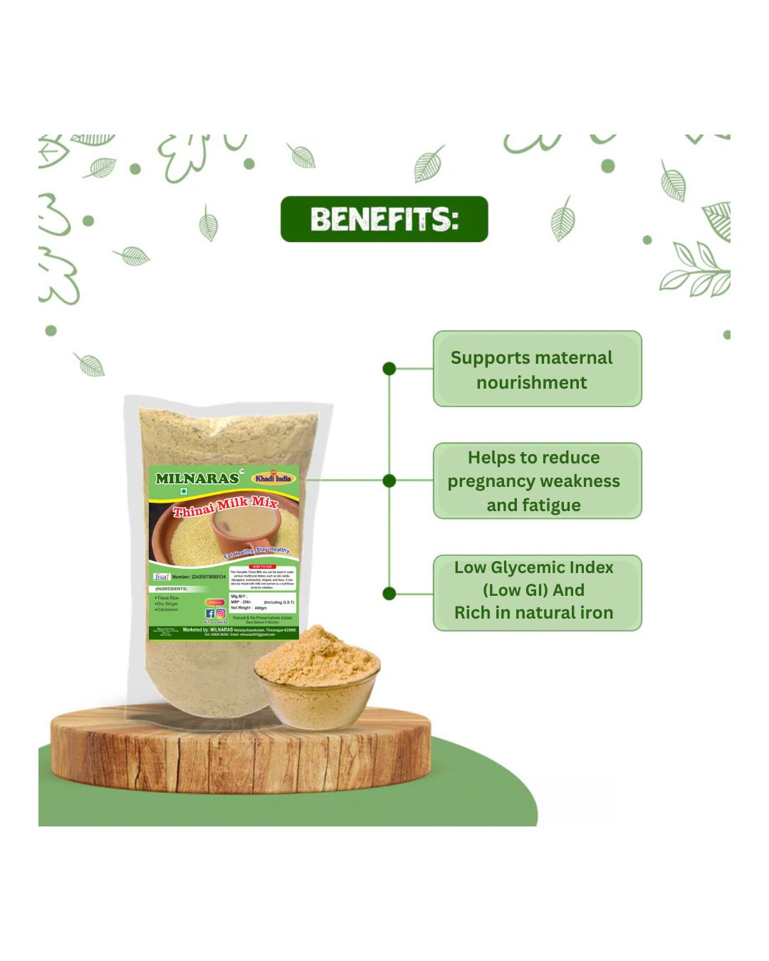 Thinai Milk Mix | Foxtail Millet Milk Mix