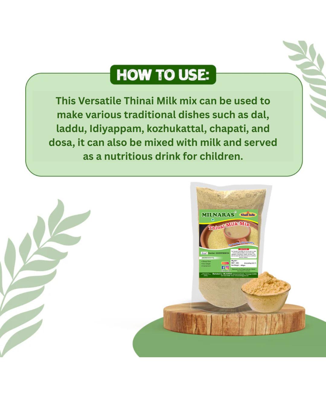 Thinai Milk Mix | Foxtail Millet Milk Mix