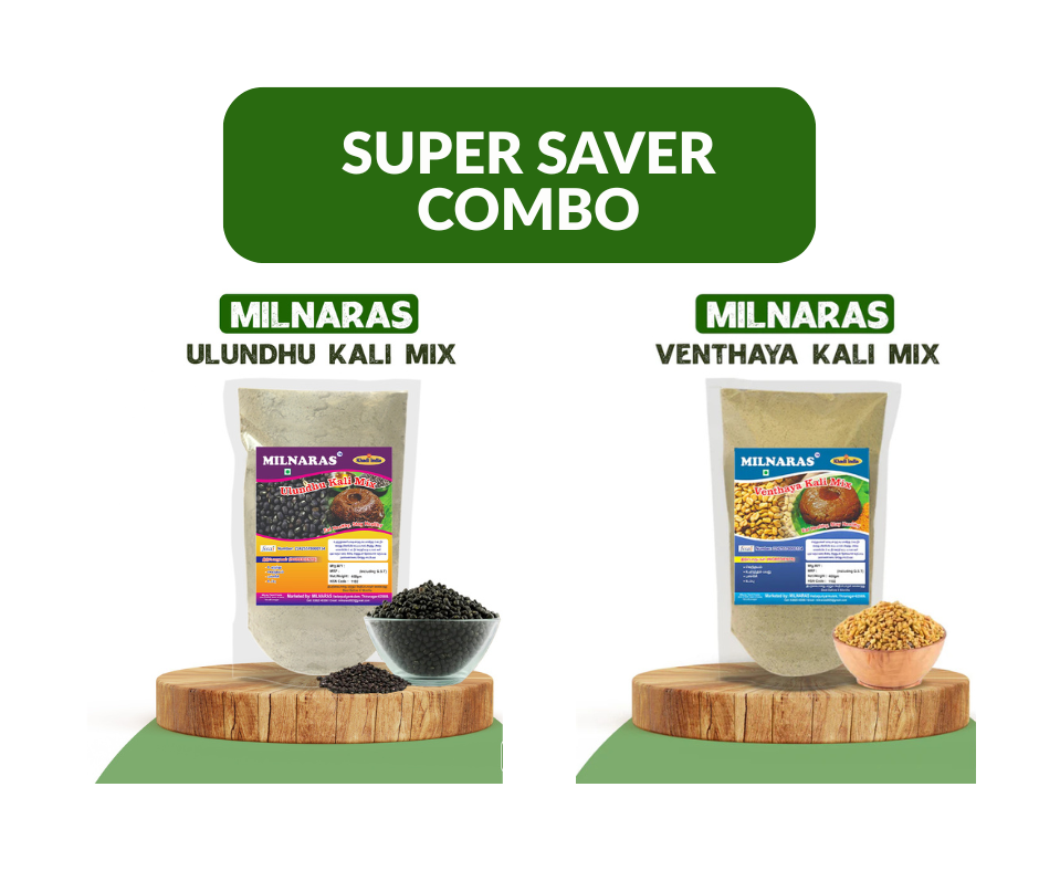 Super Saver Combo Ulundhu Kali Mix + Vendhaya Kali Mix – Milnaras